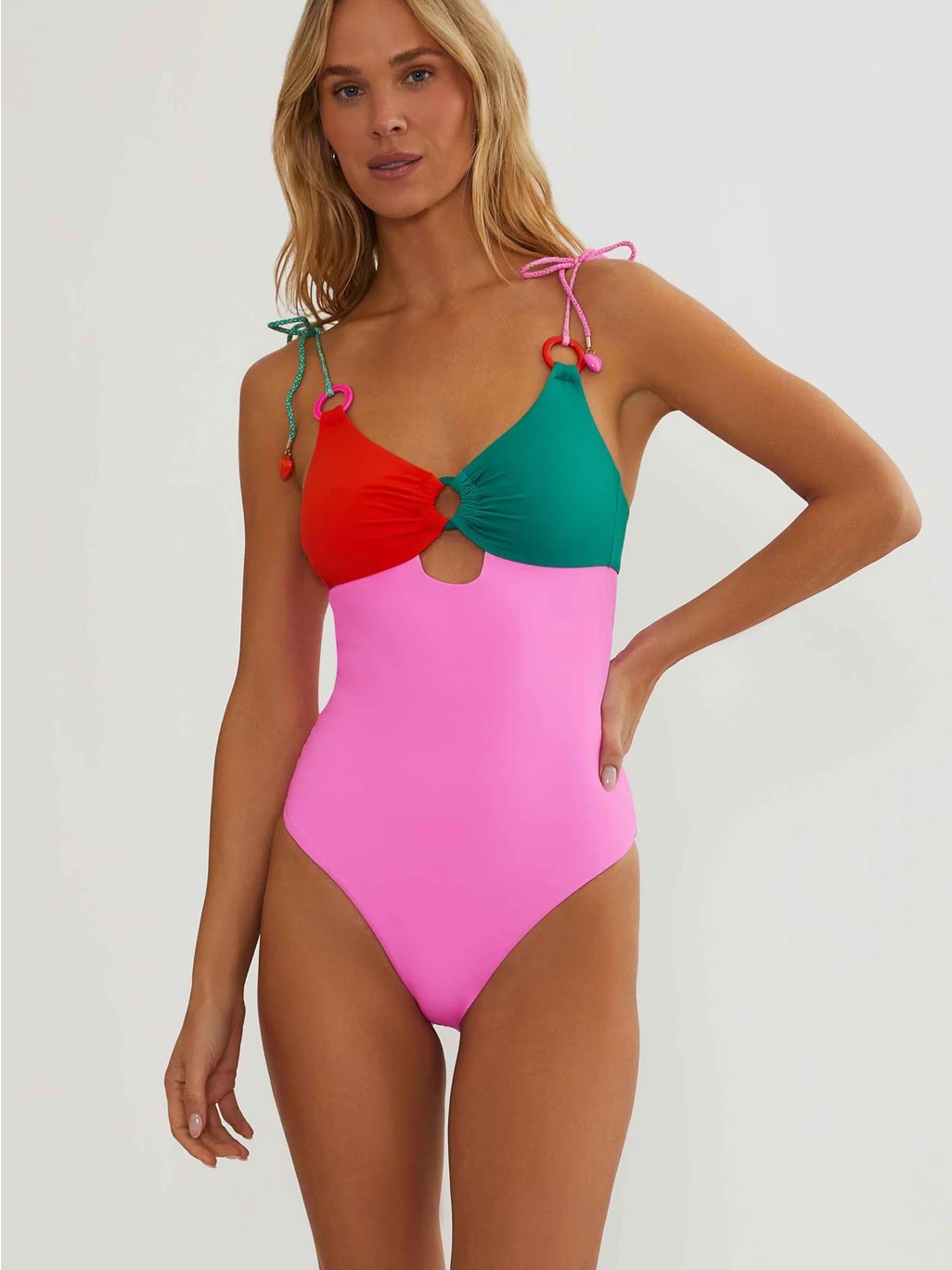 Beach Riot Belen One Piece Cabo Colorblock